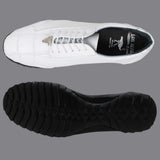 Los Altos Boots Shoes Men's Genuine Ostrich Leg Skin Casual Shoes White Color - Los Altos Boots