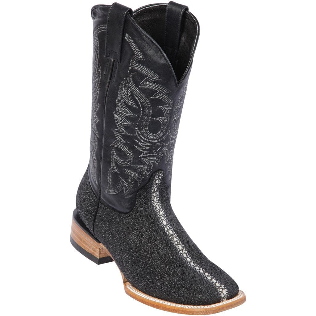 Quincy Boots Boots Men's Quincy Full Rowstone Stingray Print Rodeo Square Toe Boots Q8221105