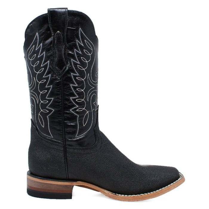 Quincy Boots Boots Men's Quincy Single Pearl Stingray Print Rodeo Square Toe Boots Q8221205