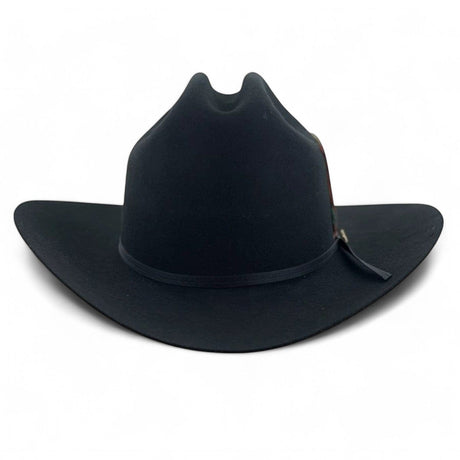 Rodeo Durango Hats 20X Cowboy Felt Hat Sinaloa Style Black with Feathers