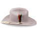 Rodeo Durango Hats 20X Cowboy Felt Hat Sinaloa Style Platinum Gray with Feathers RD-MOR20X-G