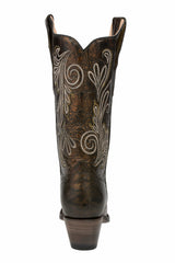 Rudel & Co. Boots Women's Genuine Leather Snip Toe Boots Mineral Copper Color- Ive West back view