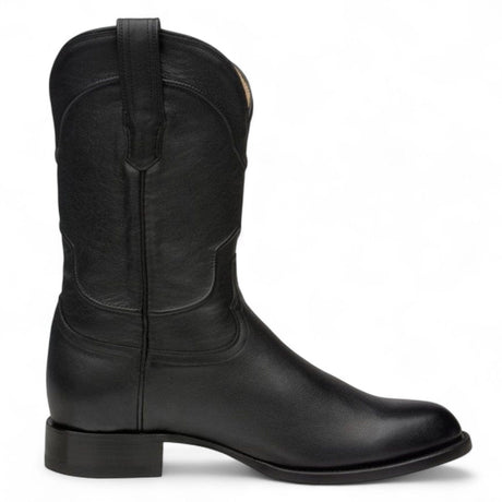 Rudel & Co. Boots Genuine Leather Roper Boot Black Color - Bachesto