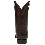 Rudel & Co. Boots Genuine Leather Roper Boot Coffee Brown Color - Bachesto