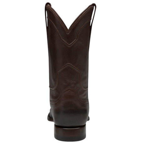 Rudel & Co. Boots Genuine Leather Roper Boot Coffee Brown Color - Bachesto
