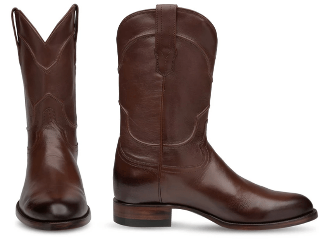 Genuine Leather Roper Boot Russet Brown Color - Bachesto – NewWestBoots.com