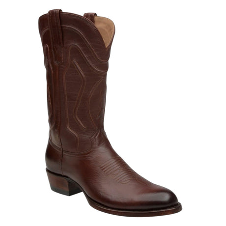 Rudel & Co. Boots Genuine Leather Round Toe Boot Russet Brown Color - Bachesto