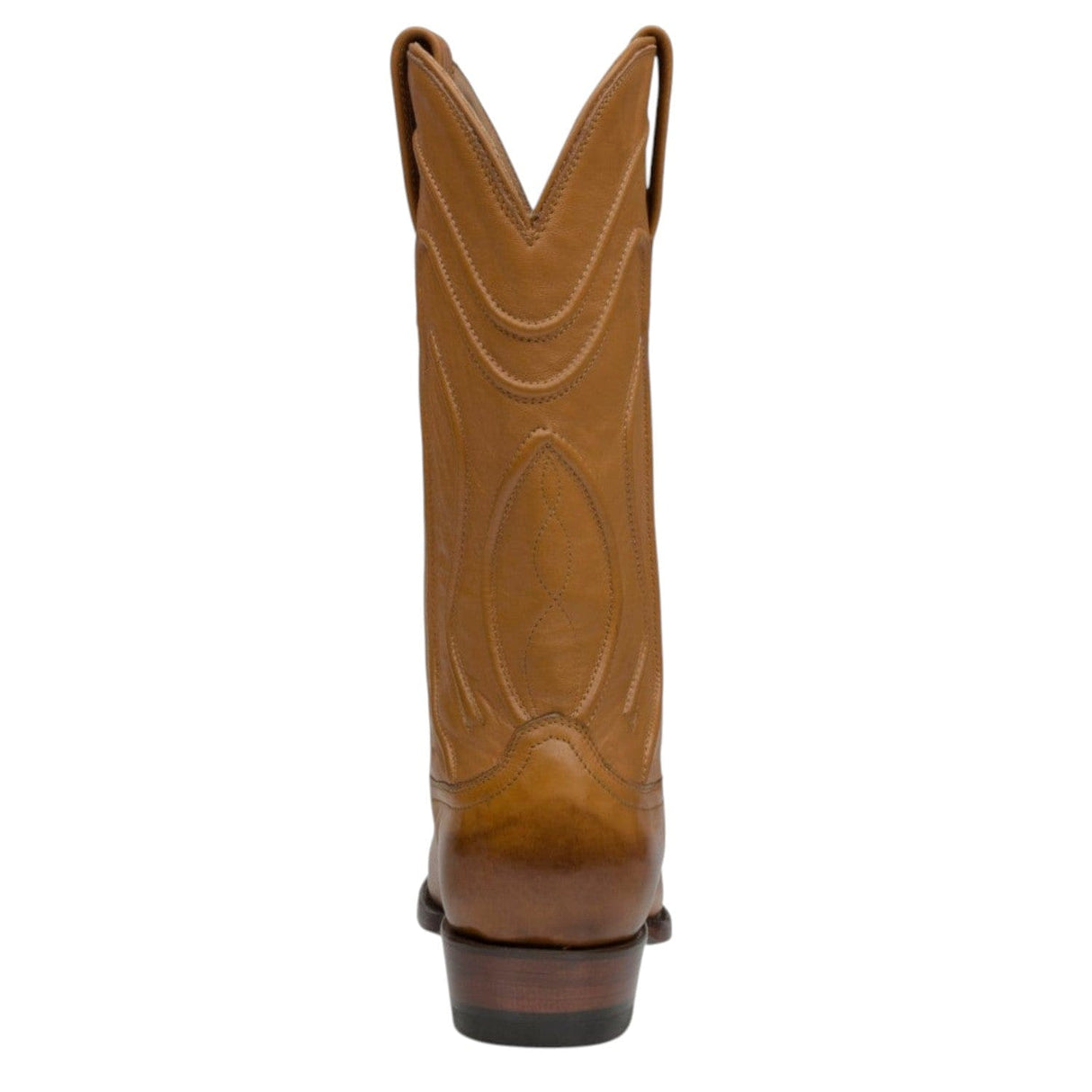 Rudel & Co. Boots Women's Genuine Leather Roper Boots Amber Color- Bachesto