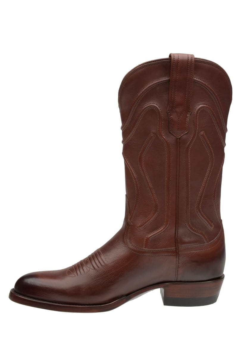 Women's Genuine Leather Roper Boots Russets Brown Color- Bachesto ...