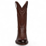 Rudel & Co. Boots Women's Genuine Leather Roper Boots Russets Brown Color- Bachesto