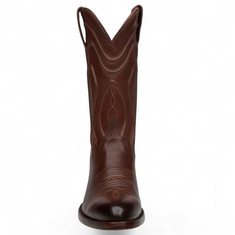 Rudel & Co. Boots Women's Genuine Leather Roper Boots Russets Brown Color- Bachesto