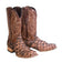 Tanner Mark Boots Boots Brown / 6.5 Tanner Mark Men's Genuine Monster Fish Square Toe Boots Brown TMX208060