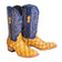 Tanner Mark Boots Boots Buttercup / 6.5 Tanner Mark Men's Genuine Monster Fish Square Toe Boots Buttercup TMX201318