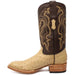Tanner Mark Boots Boots Tanner Mark Men's Genuine Full Quill Ostrich Square Toe Boots Oryx TMX200500