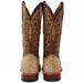 Tanner Mark Boots Boots Tanner Mark Men's Genuine Full Quill Ostrich Square Toe Boots Rio Grand Antique TMX203302