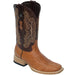 Tanner Mark Boots Boots Tanner Mark Men's Genuine Smooth Ostrich Square Toe Boots TMX200499