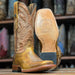 Tanner Mark Boots Boots Tanner Mark Men's Honey Grove Square Toe Leather Boots Damiana Tan TM200734