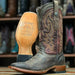Tanner Mark Boots Boots Tanner Mark Men's Muleshoe Square Toe Leather Boots Buffalo Brown TM201265
