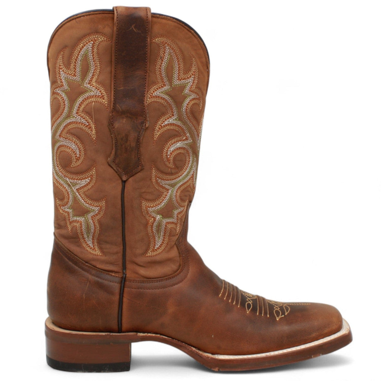 Tanner Mark Boots Boots Tanner Mark Men's Square Toe Leather Boots Alamo Honey TM207045