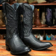 Tanner Mark Boots Boots Tanner Mark Men's The Hudson J-Toe Leather Boots Kabul Black TM201272