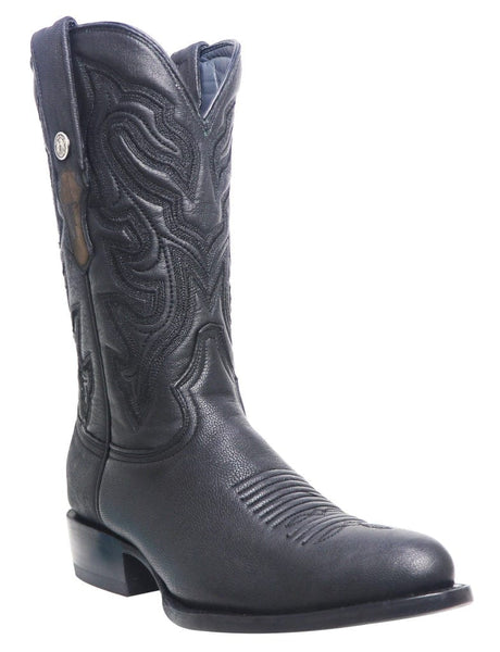 Tanner Mark Boots Boots Tanner Mark Men's The Hudson J-Toe Leather Boots Kabul Black TM201272