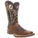 Tanner Mark Boots Boots Tanner Mark Men's Woodrow Square Toe Leather Boots Mocha Brown TM200741