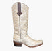 Tanner Mark Boots Boots Tanner Mark Women's The Bride Leather Square Toe Boots Beige TML380