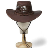 Tombstone Hats Genuine Leather and Cow Hair Cowboy Hat TOM-7104