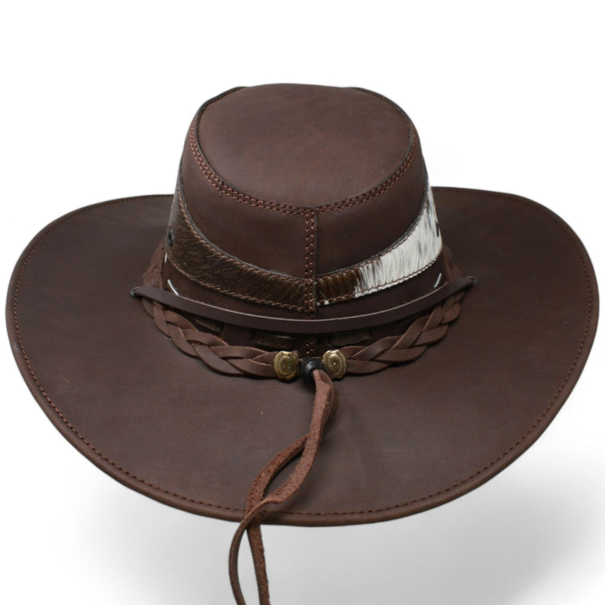 Tombstone Hats Genuine Leather and Cow Hair Cowboy Hat TOM-7104