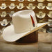 Tombstone Hats Tombstone 1,000X Cowboy Hat with Feathers Brim 3 1/2"