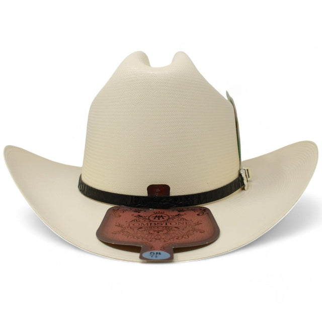 Tombstone Hats Tombstone 1,000X Sinaloa Hat with Feathers Brim 3 1/2" TOM-1000XC3