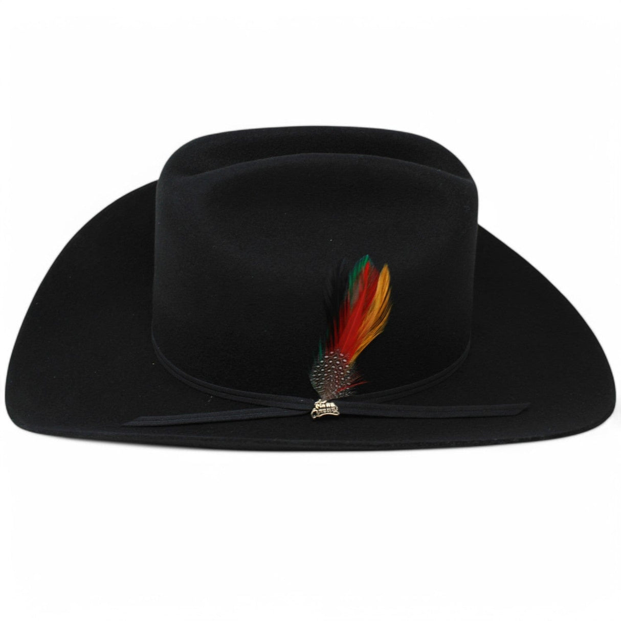 Tombstone Hats Tombstone 100X El Fantasma Felt Hat with Feathers TOM-100XFANB