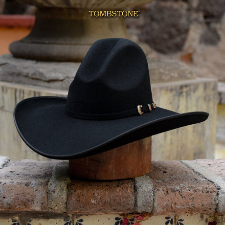 Tombstone Hats Tombstone 20X Cowboy Felt Hat High Crown Shape Cassidy TOM-2405