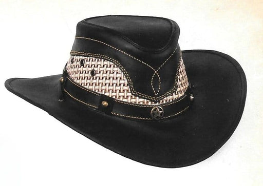 Tombstone Sombrero Sombrero de Piel Original Color Negro Stone Hats TOM-7102