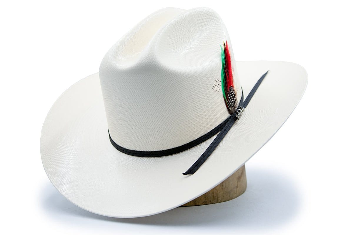 Tombstone 100X Sinaloa Cowboy Hat with Feathers 3