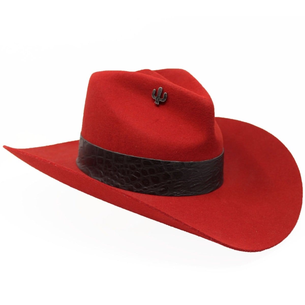 Tombstone Texana para Mujer Texana Sombrero Vaquero Unisex 100X Color Rojo