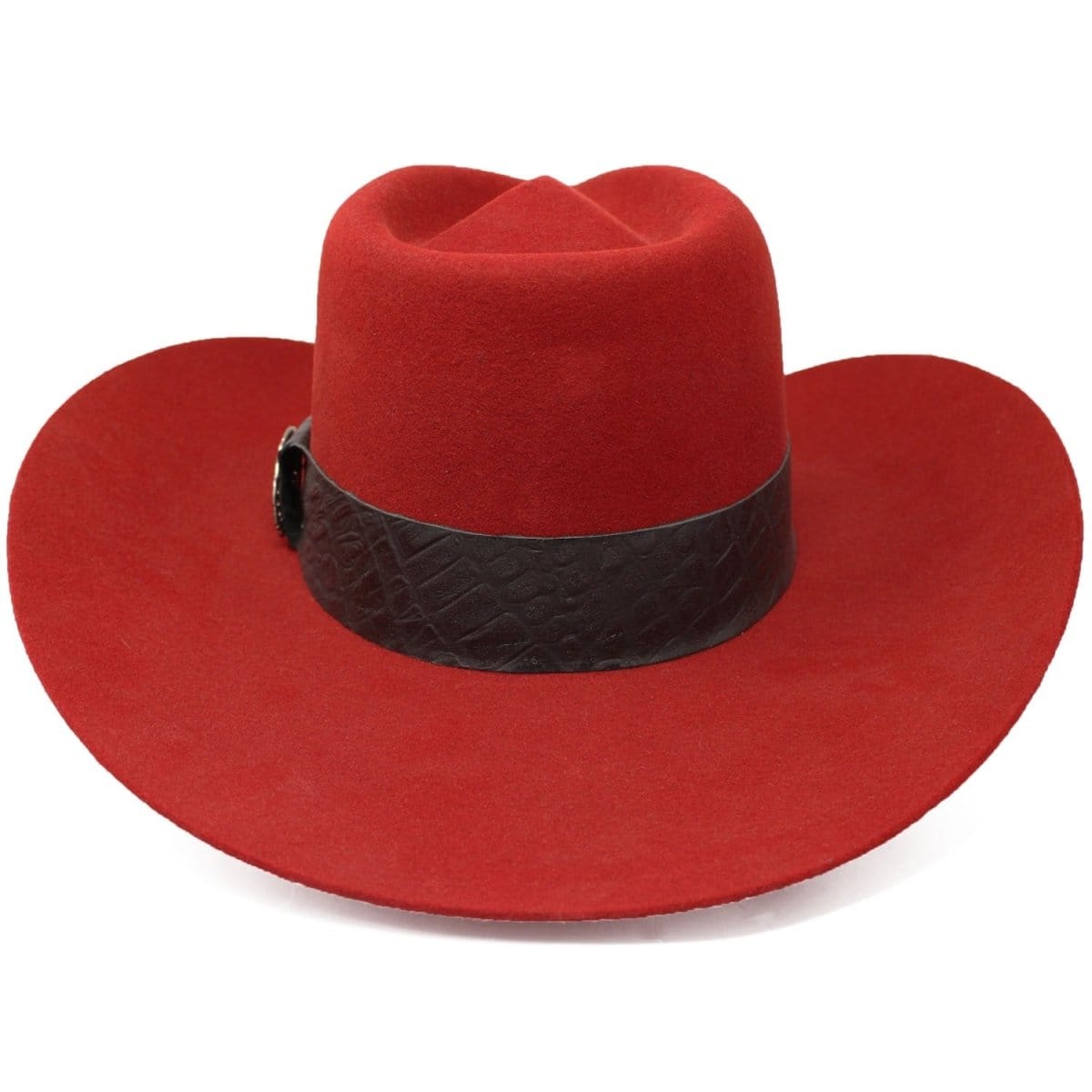 Tombstone Texana para Mujer Texana Sombrero Vaquero Unisex 100X Color Rojo