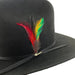 Tombstone Texanas 20X Cowboy Felt Hat Sinaloa Style with Feathers