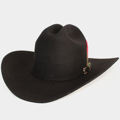 Tombstone Texanas Texana 100X Estilo El Fantasma Color Negro con Plumas