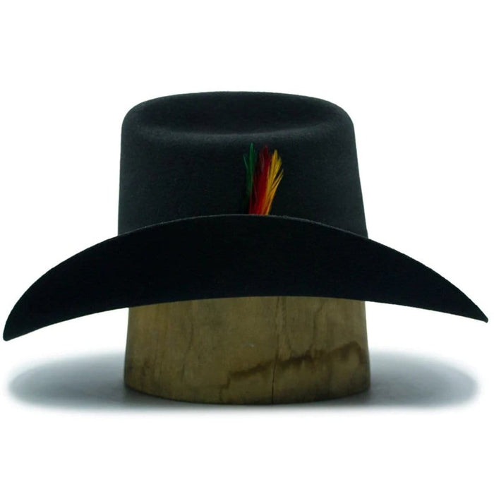 Tombstone Texanas Texana Los Dos Carnales 100X Copa Alta Color Negro Stone Hats
