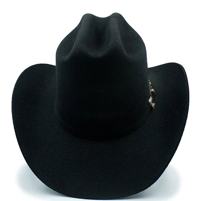 Tombstone Texanas Texana Los Dos Carnales 100X Copa Alta Color Negro Stone Hats