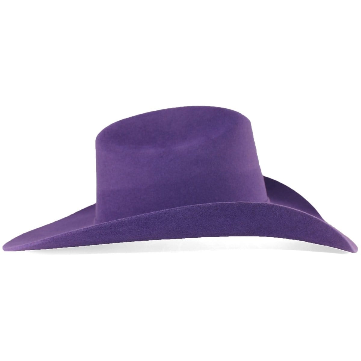 Tombstone Texanas Texana Stone Sombrero Vaquero para Mujer 100X Color Morado con Plumas