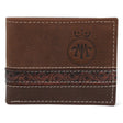 Tombstone Wallets Tombstone Chiseled Genuine Leather Wallet Tan TOM-W233