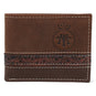 Tombstone Wallets Tombstone Chiseled Genuine Leather Wallet Tan TOM-W233