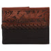 Tombstone Wallets Tombstone Genuine Leather Flower Chiseled Wallet TOM-W236