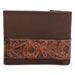 Tombstone Wallets Tombstone Genuine Leather Flower Chiseled Wallet TOM-W4802