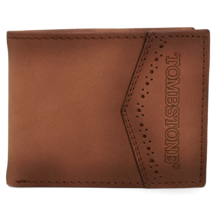 Tombstone Wallets Tombstone Genuine Leather Wallet Brown TOM-W238