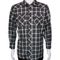 White Diamonds Boots Shirts Black / S Men's White Diamonds Long Sleeve Western Shirt - Black & White