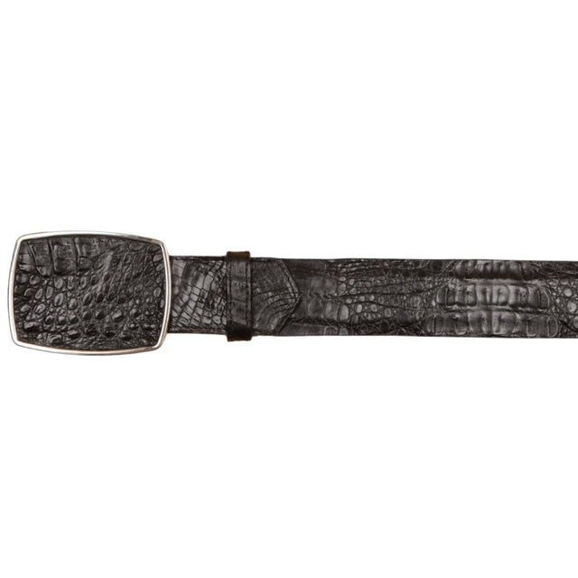 Wild West Boots Belts Men's Wild West Caiman Skin Cowboy Belt 2C11A0205