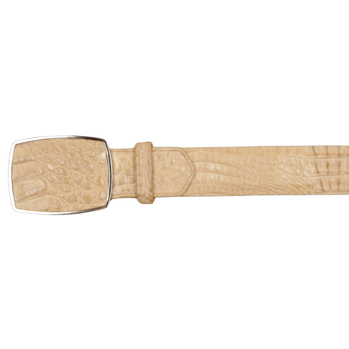 Wild West Boots Belts Men's Wild West Caiman Skin Cowboy Belt 2C11A0211